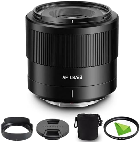 TTArtisan 23mm F1.8 E-Mount APS-C STM Autofocus Lens for Sony E-Mount Cameras A6100 A6300 A6400 A6500 A6600 A6700 NEX-3 NEX-3N NEX-3R NEX-5N NEX-5T NEX-5 NEX-5R NEX-5C NEX-6 NEX-7 ZVE-10 FX30 by TTARTISAN