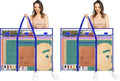 Bulletin Board Poster Storage, Extra-Large Storage Chart Bag 30" x 24", Bulletin Board Sheet Organization (30" X 24") (Pack of 2) by ZKOO