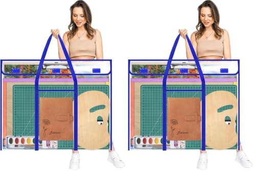 Bulletin Board Poster Storage, Extra-Large Storage Chart Bag 30" x 24", Bulletin Board Sheet Organization (30" X 24") (Pack of 2) by ZKOO