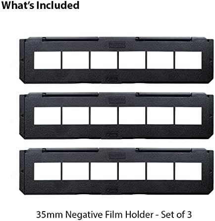 Magnasonic Long Tray Negative Film Holder for 35mm Compatible Film Scanners, Holds 6 Negative Frames to Speed up Processing Time, Easy To Use, Gently Flattens and Protects Film Edges - Set of 3 (NT01) - Image 2