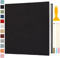 Photo Album Self Adhesive Pages 13.2x12.8 Scrapbook Black 120 Pages by Semfalbuums
