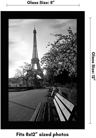 Americanflat 8x12 Picture Frame - Engineered Wood - Black - Image 2