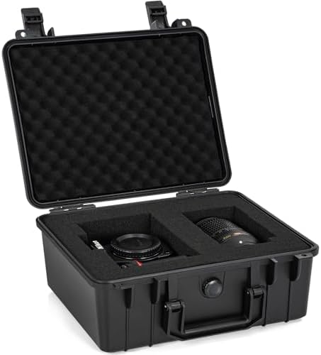 Protective Hard Case Shockproof Water-resistant with Customized DIY Foam Insert fit for Camera, etc, 11 X 9.5 X 5-Inch - Image 6