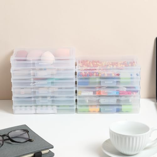 novelinks 24 Pack 5"x7" Clear Photo Storage Boxes and Photo Box Organizers - Image 5