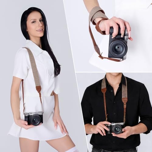 Camera Strap, Premuim Cotton Neck Shoulder Strap, Adjustable Neck Belt - Image 5