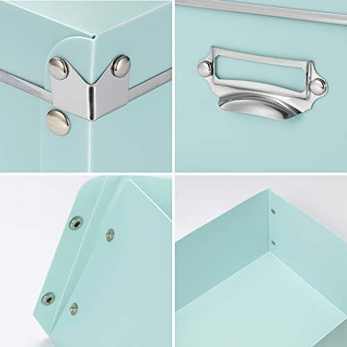 SEEKIND Foldable Storage Box with Lids and Handles Decorative, 3 in 1 Set, Multiple Size Plastic Box for Clothes, Cosmetic, Books … - Image 4