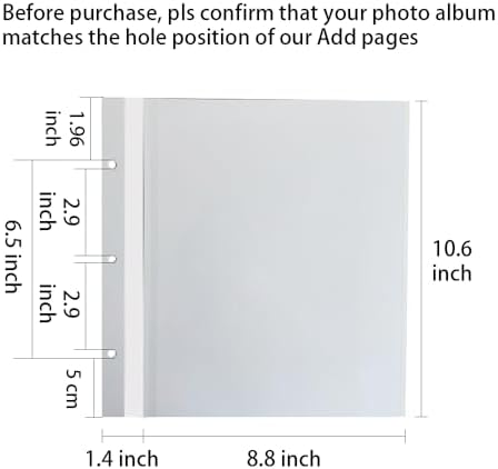 Vienrose Photo Album Self Adhesive Refill Pages 11x10.6 20 Pages - Image 2