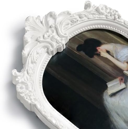 Cuspin 5x7 White Arched Picture Frame, Elegant Decorative Photo Frame - Image 4