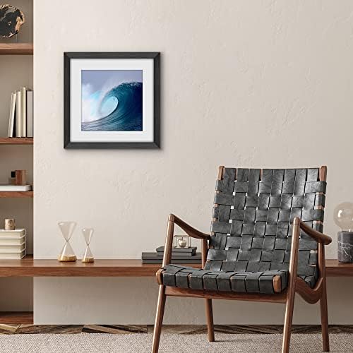 Americanflat 16x16 Picture Frame - Matted to 12x12 - Black - Image 6