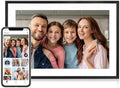Digital Picture Frame, 10.1 Inch Picture Frame with 1280*800 HD IPS Touch Screen, Smart Digital Photo Frame Built-in 32GB Memory, Auto-Rotate Easy Setup to Share Photos or Videos via AiMOR APP (Black) by Unknown