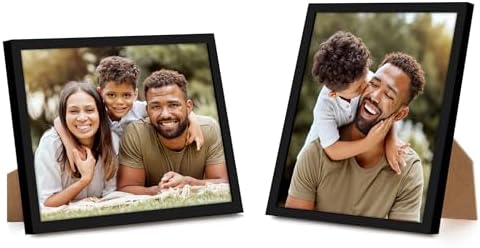 Americanflat 7x8 Picture Frame - Slim Molding - Black - Image 4