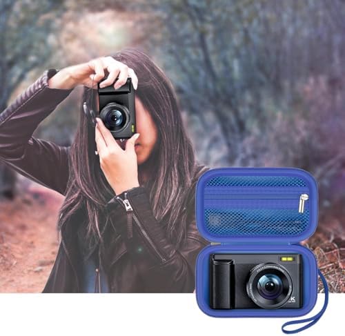 Digital Camera Case for Travelers & Vloggers, Case Only, Blue - Image 6
