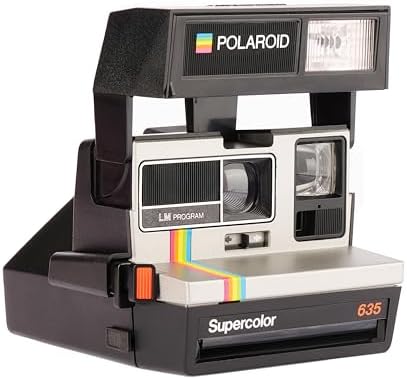 Polaroid Supercolor 635 Instant Camera | Vintage Retro Instant Film Camera with Built-in Flash | Compatible with Polaroid 600 Film - Image 3