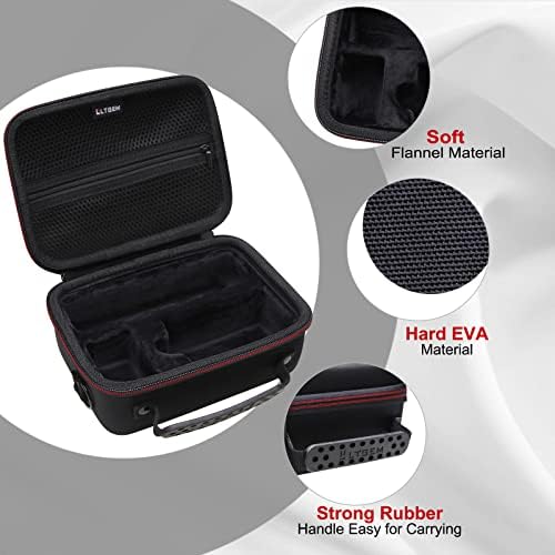 LTGEM Camera Case Compatible with Sony ZV-1F / ZV-1 / ZV-1 II Vlog Digital Camera, Tripod, Microphone and Vlogger Accessory Kit with Shoulder Strap, Black - Image 4