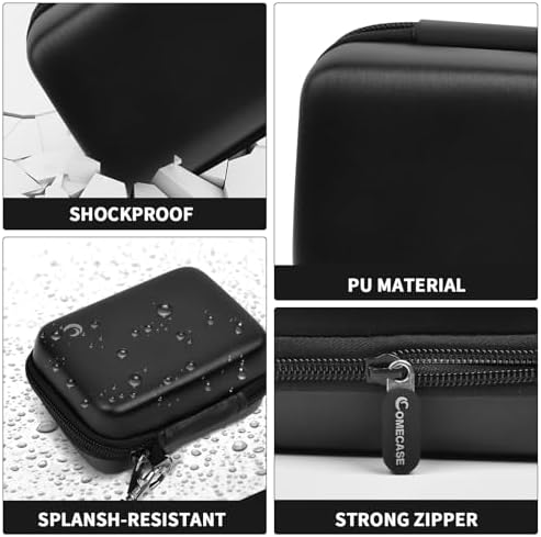 Comecase Digital Camera Case for Kodak PIXPRO FZ55/FZ45/ for CAMKORY, Black - Image 4