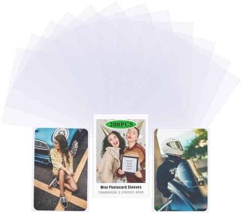 Kpop Card Sleeves, 58x88mm Photo Protector for Polaroid Instax Mini by Unknown