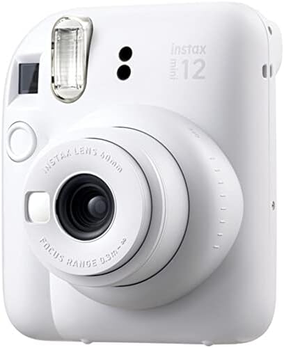 FUJIFILM INSTAX Mini 12 Instant Film Camera | Clay White Bundled with INSTAX Mini Instant Film |40 Exposures + Instax Accessory Bundle + AA Batteries + Cleaning Cloth (10 Items) - Image 3