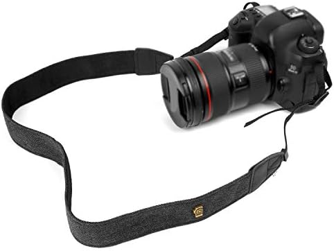Camera Strap Canvas Black Shoulder Strap with Quick Release Buckles - Image 4