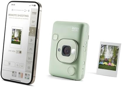 Fujifilm INSTAX Mini LIPLAY Hybrid Instant Camera - Matcha Green - Image 6