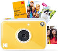 Kodak Printomatic+ Instant Print Digital Camera (Gold) 10MP Portable Camera with Interactive RGB LED Status Indicator, Prints Full-Color Photos on Zink 2x3” Sticky-Backed Photo Paper by Unknown