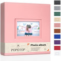 Popotop 4x6 Photo Album Holds 300 Pictures, Vegan Leather Hardcover by Popotop
