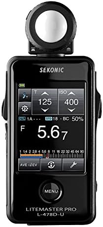 Sekonic LiteMaster Pro L-478D-U Light Meter (401-474) with Sekonic Deluxe Case for L-478-Series Meters - Image 2