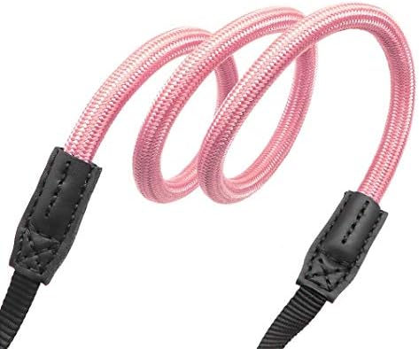 Quick Release Camera Neck Strap Shoulder Strap Belt for Mirrorless Digital Cameras Climbing Rope with Quick Release QD Loops Connector with O-Ring Adjustable Length 30-53inch Pink - Image 6