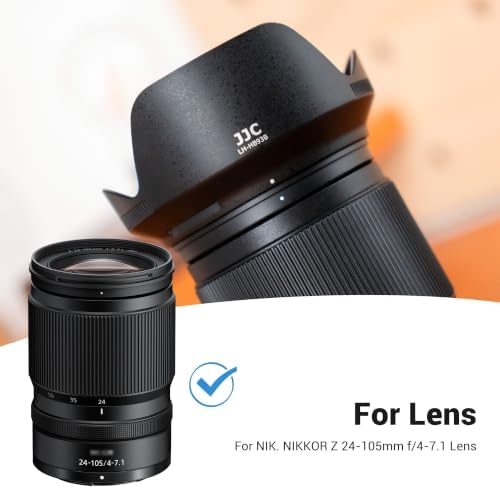 JJC HB-93B Lens Hood Shade for Nikon NIKKOR Z 24-15mm f/4-7.1 Lens - Image 2