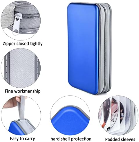 96‑Capacity Hard Plastic CD/DVD Binder for Car, Home & Travel - Image 2