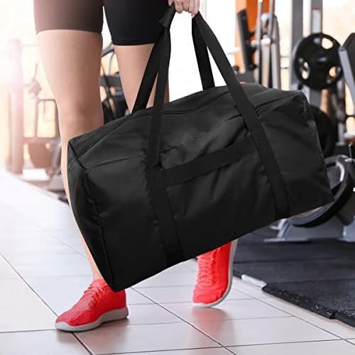 COOLBEBE 2 Pack 24" Sports Duffle Bag - 53L Travel Duffel Tote Bag, Black - Image 3