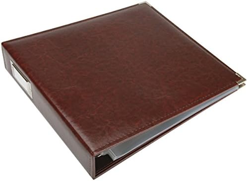 We R Memory Keepers 12x12 Photo Album Cinnamon Protect Memories & Photos, Acid-free Faux Leather, Snag-free Rings, Includes 5 Page Protectors, Scrapbooking - Image 4