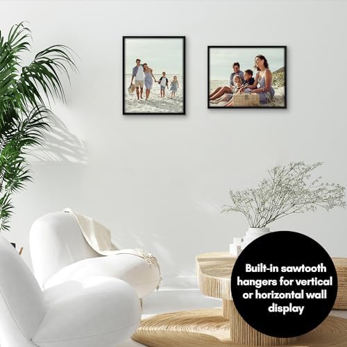 Americanflat 11x14 Picture Frame 2-Pack - Slim Molding - Black - Image 4