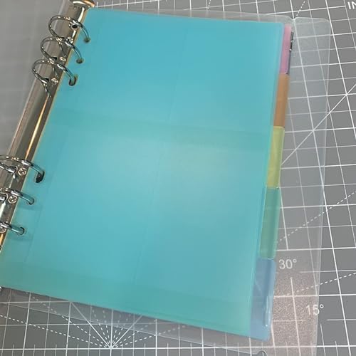 Die Storage Book Binder Die and Stamp Storage Folder Page Protectors 1 Cover with 25 Sheets Pockets Set Organizer Collection Case Template Holder DIY Scrapbooking Storing - Image 6