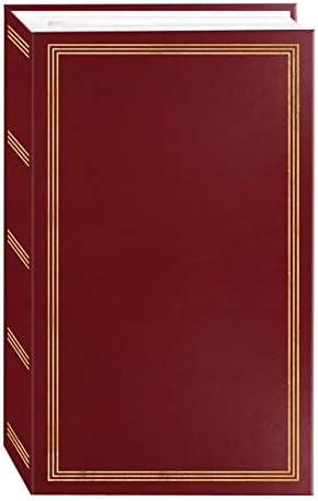 Pioneer Photo Albums Magnetic Self-Stick 3-Ring Photo Album 100 Pages (50 Sheets), Navy Blue & 3-Ring Pocket Burgundy Album for 504 Photos - 4"X6" - Image 2
