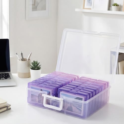 novelinks Photo Storage Boxes with Handle, Photo Organizers and Storage - Image 7