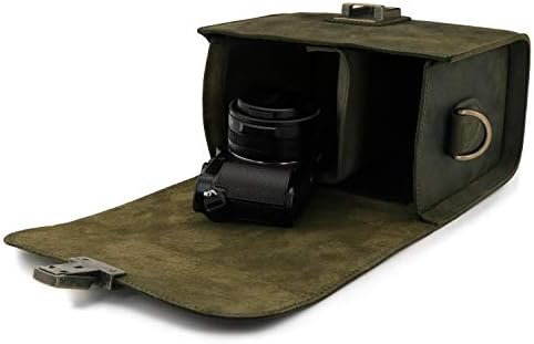 MegaGear Pebble Genuine Leather Camera Messenger Bag for Mirrorless, Instant and DSLR Cameras - Image 5