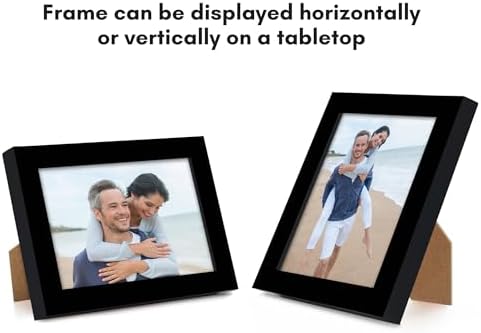 Americanflat 3x4 Picture Frame - Slim Molding - Black - Image 4