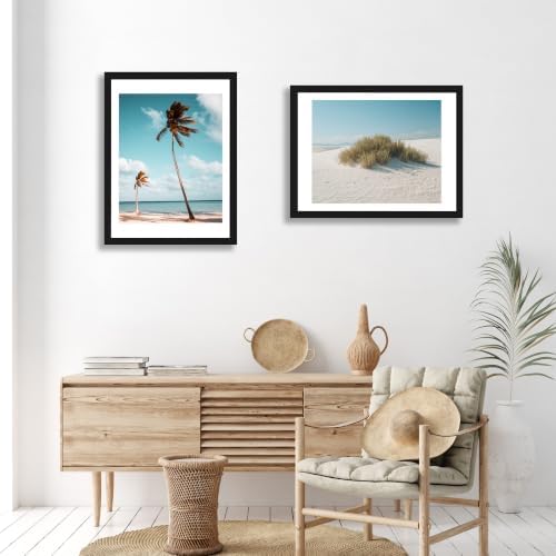 18x24 Wood Picture Frame Set of 4, Wall Mount for Home Decor, Black - Image 2