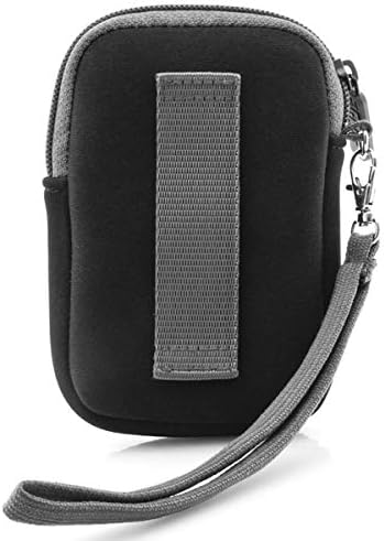 USA Gear Digital Camera Case, Small Camera Pouch Fits Nikon Coolpix AW100, A900, S7000, S6900, S8200, A10, S4300, W300, Compact Neoprene Sleeve, Belt Loop, Wrist Strap, SD Card Pocket (Black) - Image 5