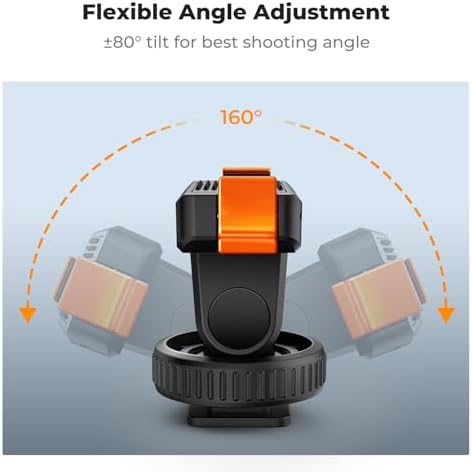 K&F CONCEPT Plastic Cold Shoe Mount for DJI Osmo Action 6/Osmo Nano - Image 5