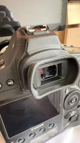 Long Soft Viewfinder Eyecup Eyepiece with Micro Fiber Cloth for EOS 5D Mark IV 5D Mark III 5DS R 5DS 7D 7D Mark II 1Dx Mark II 1Ds Mark III 1D Mark IV 1D Mark III - Image 4