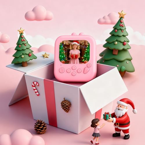 Kids Camera Instant Print: Gleeglee 1080P Camera for Kids, Pink Rabbit - Image 2