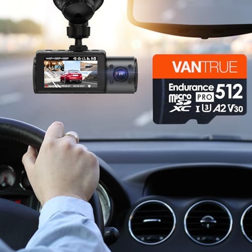Vantrue 512GB microSDXC UHS-I U3 4K Memory Card with Adapter for Dash Cams - Image 7