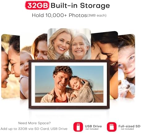 Frameo 15.6" Digital Picture Frame WiFi, Large Display Digital Photo Frame - Image 5