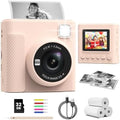 TIATUA Kids Instant Print Camera, 1080P HD Video Digital Toy, Brown by SpecializeinKidsCameraToys