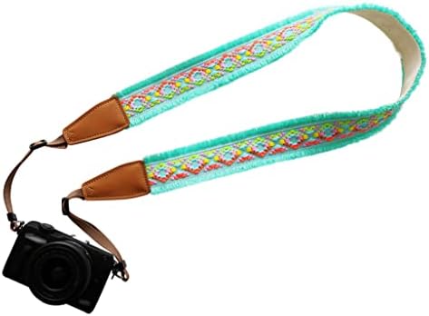 UNIKSTRAP Original Design Personalized Adjustable Camera Strap Mint Green Tassel, Fit for Canon Nikon Sony Olympus Interchangeable Lens Digital Camera/DSLR etc. by Unknown
