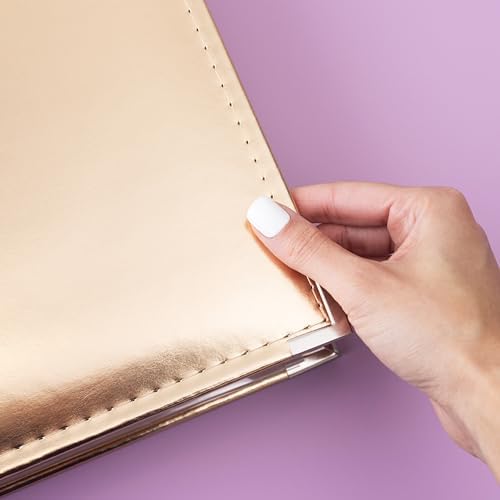 We R Memory Keepers 12x12 Gold Faux Leather Photo Album, Three Ring Binder, Protective Page Protectors, 5 Inserts, Scrapbooking Supplies - Image 7
