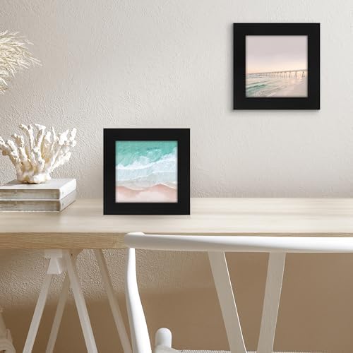 Americanflat 5x5 Picture Frame - Engineered Wood - Black - Image 4