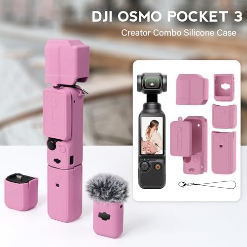 Silicone Case for DJI Osmo Pocket 3/Xtra Muse, Rose - Image 2