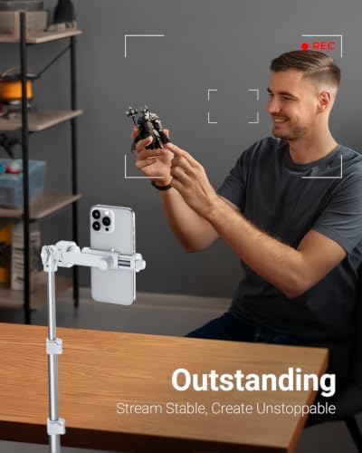 VIMOSE 66" Phone Tripod, Tripod for iPhone with Remote & Phone Stand - Image 4